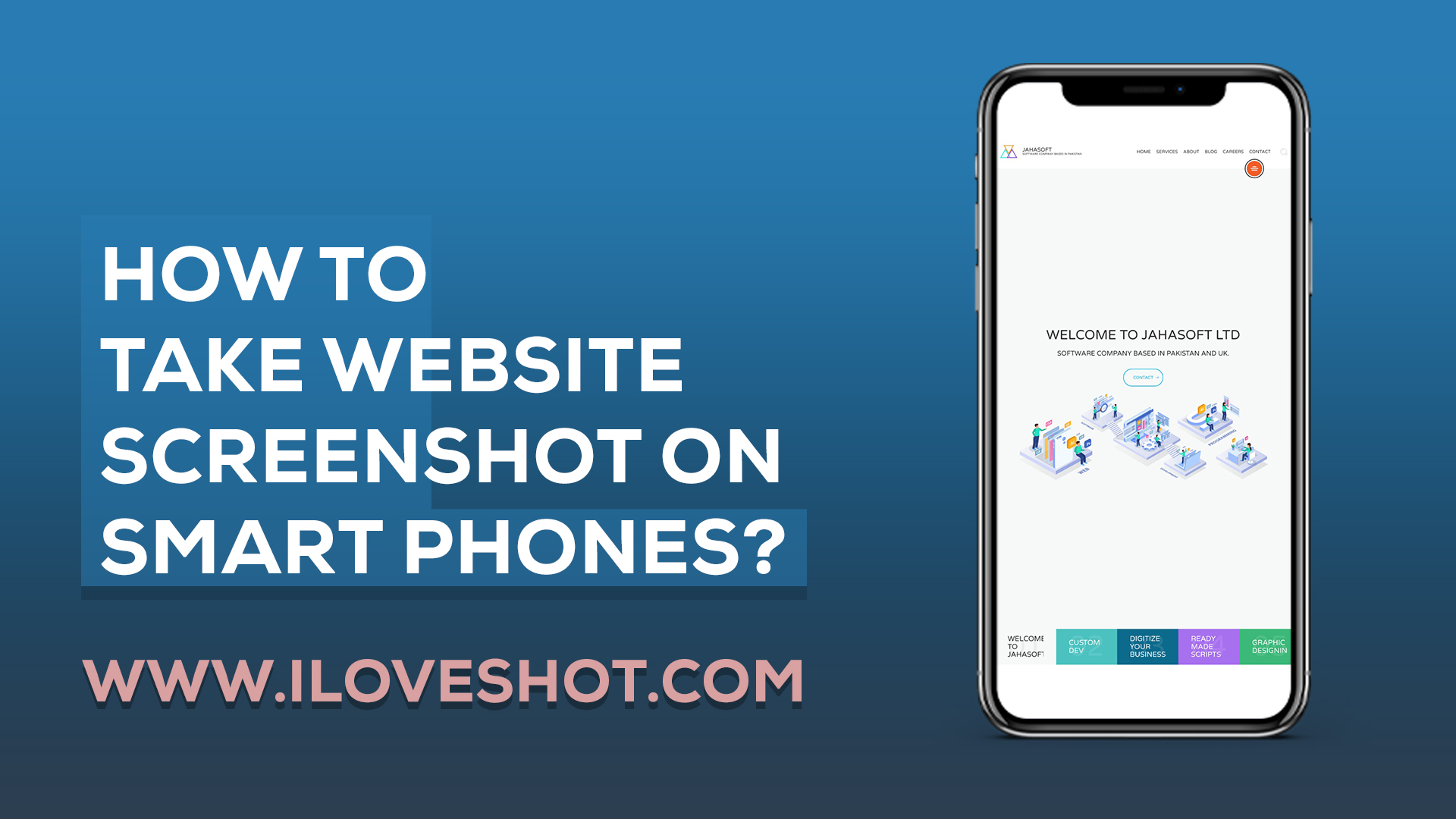 HOW TO TAKE WEBSITE SCREENSHOT ON SMART PHONES?